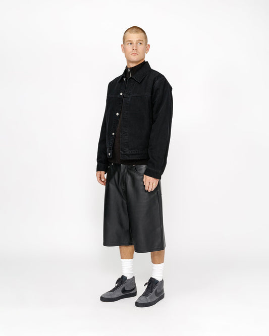 GROS BLOUZON COURT EN CUIR