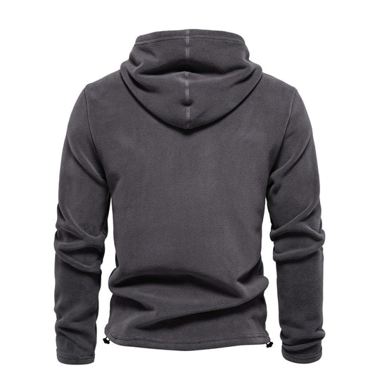Pull à capuche pour homme avec cordon de serrage