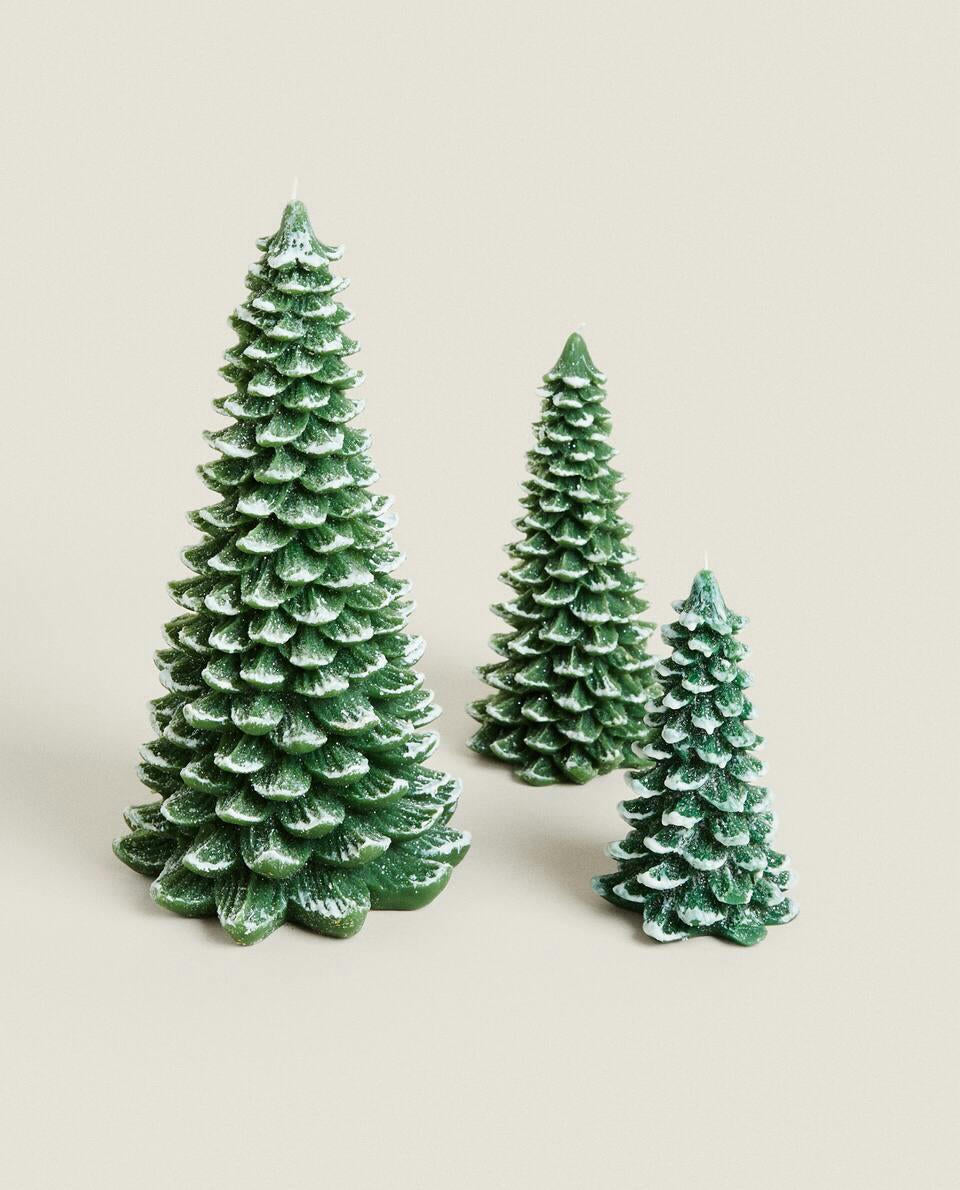 CHRISTMAS TREE DECORATIVE CANDLE