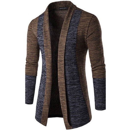 Gilet cardigan homme uni à col en V