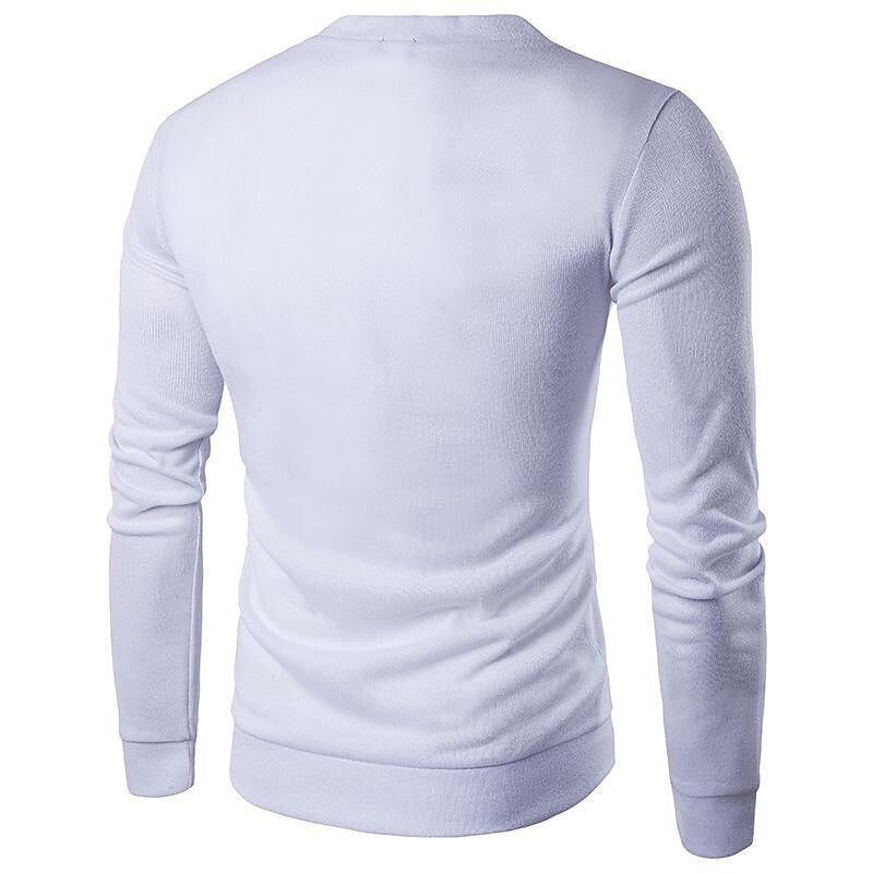 Cardigan en maille col V uni pour homme