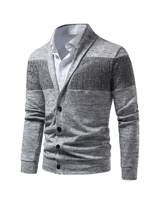 Cardigan décontracté en patchwork Brent (chemise non incluse)
