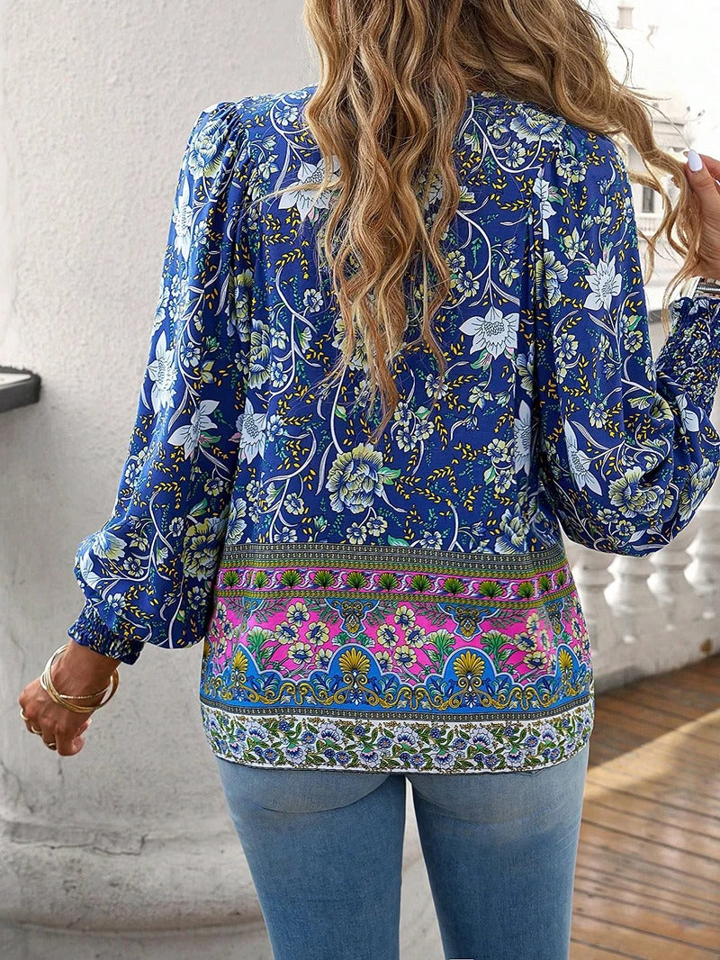 Sommer-Blumenshirt