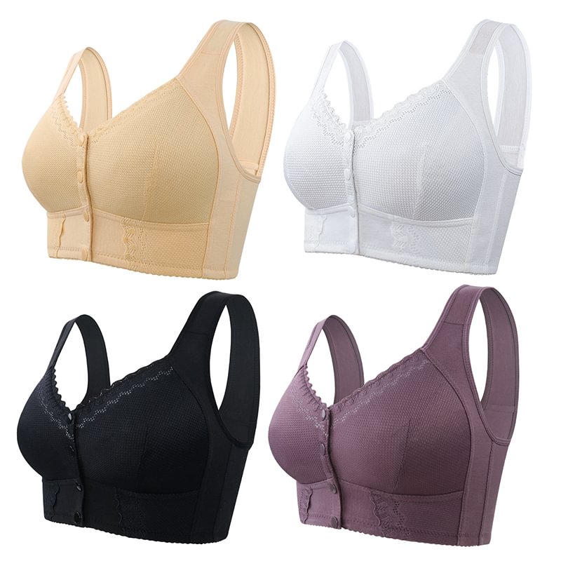 💝Vente flash💝Nouveau Soutien-gorge respirant à fermeture avant extensible 2024 pour seniors